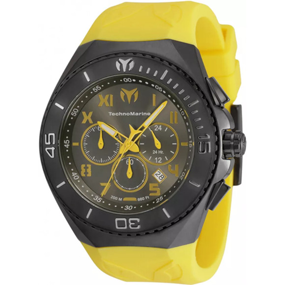Technomarine 48mm Ocean Manta Quartz Chrono Silicone Strap Watch main image 1